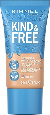 Teinte et fond de teint hydratants rimmel kind & free - avec vitamines e et b5 végétaliennes et sans cruauté envers les animaux, 30 ml - ivory rose 10, (pack de 1). En tant que leader du marché en ligne en Cote d'Ivoire, DIAYTAR COTE D'IVOIRE garantit une expérience d'achat en toute sécurité et confiance pour ses utilisateurs. La boutique propose des moyens de paiement sécurisés et une livraison fiable pour s'assurer que les commandes soient livrées rapidement et efficacement. Grâce à son service client dédié, DIAYTAR offre une assistance personnalisée pour résoudre toutes les questions ou préoccupations des clients.