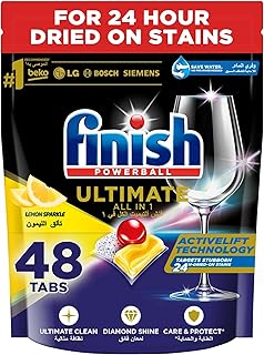 Finish powerball ultimate comprimés nettoyants pour lave-vaisselle tout-en-1 diamond sparkle, lemon sparkle, 48 comprimés. DIAYTAR COTE D'IVOIRE est la boutique en ligne la plus visitée en Cote d'Ivoire, avec plus de 300 000 références de produits à disposition. Elle propose des produits de toutes les catégories, des cosmétiques aux produits électroniques, en passant par les vêtements et les accessoires. Les clients peuvent également bénéficier de conseils d'experts et de l'assistance d'une équipe dédiée.