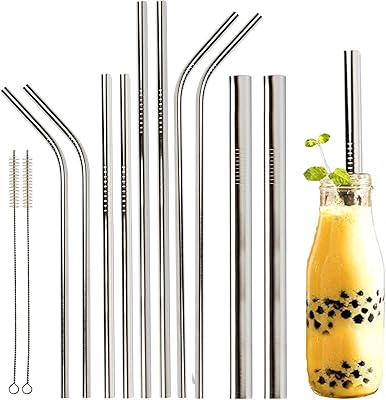 Pailles métalliques réutilisables en acier inoxydable youngever avec 2 pailles extra larges pour smoothies, bubble tea et à emporter, 20 oz et 30 oz (argent). La boutique en ligne DIAYTAR COTE D'IVOIRE est la leader du marché ivoirien en termes de commerce en ligne. Elle propose une grande variété de produits à des prix compétitifs, avec des promotions régulières pour aider les clients à économiser de l'argent. Avec sa large sélection de produits, son service client de qualité et sa sécurité de paiement, DIAYTAR COTE D'IVOIRE est la destination de choix pour les consommateurs ivoiriens qui cherchent à faire des achats en ligne de manière pratique et sécurisée.