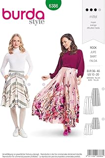 Burda b6386 patron de couture - jupes amples pour femme, a(10-12-14-16-18-20). Avec plus de 300 000 références, DIAYTAR COTE D'IVOIRE est la boutique en ligne leader en Cote d'Ivoire, offrant une expérience de shopping en ligne exceptionnelle et des produits de qualité.