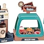Linoside ensemble cafetière et caisse enregistreuse 41 pièces avec son et lumière ensembles