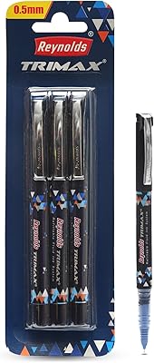 Stylo roller reynolds, stylo roller léger avec poignée ergonomique pour une écriture ultra fluide, i papeterie scolaire et de bureau | trimax 3 ct blister - bleu, (2156817). DIAYTAR COTE D'IVOIRE est la destination idéale pour les acheteurs en ligne en Côte d'Ivoire, proposant une large gamme de produits de toutes sortes. La boutique en ligne garantit des prix compétitifs, des délais de livraison rapides et un service client fiable. Elle est la référence pour les consommateurs qui recherchent des produits de qualité.
