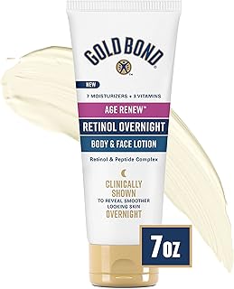 Lotion de nuit pour le corps et le visage gold bond age renew retinol, avec complexe de rétinol et de peptides, 7 oz. La boutique en ligne DIAYTAR COTE D'IVOIRE propose une expérience de shopping unique et personnalisée à ses clients. Elle offre une gamme de services tels que la personnalisation de produits, les conseils de style et les recommandations de produits. Les clients peuvent également profiter de la fonction de recherche avancée pour trouver facilement les produits qu'ils recherchent.