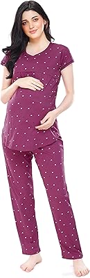 Ensemble de costume d'allaitement de maternité en coton imprimé cœur pour femme avec chemisier, pyjama et chemise de nuit d'allaitement 5327. DIAYTAR COTE D'IVOIRE se distingue par son service client de haute qualité, répondant aux besoins et aux préoccupations des clients de manière efficace. La boutique propose également des conseils d'achat et des recommandations personnalisées pour aider les clients à trouver les produits qui leur conviennent le mieux. La livraison est rapide et fiable.