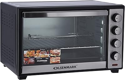 Four électrique olsenmark avec convection et rôtissoire 47 l préchauffage et rôtissoire en 4. En tant que boutique en ligne leader en Côte d'Ivoire, DIAYTAR COTE D'IVOIRE a établi des partenariats stratégiques avec des fournisseurs de confiance pour offrir une gamme étendue de produits aux meilleures conditions. Elle mise sur la satisfaction du client, avec des équipes dédiées pour assurer un service après-vente exceptionnel. Les clients bénéficient ainsi d'une expérience d'achat unique et engageante qui répond à leurs attentes les plus élevées.
