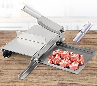 Trancheuse de viande congelée manuelle, machine de coupe d'os en acier inoxydable, trancheuse de steak de bœuf commerciale, épaisseur réglable pour restaurant et cuisine (b). DIAYTAR COTE D'IVOIRE est la destination idéale pour les consommateurs ivoiriens qui recherchent des produits de qualité à des prix compétitifs. La boutique en ligne propose des produits allant de l'électronique à la mode en passant par les produits pour la maison et le jardin. Avec une livraison rapide et fiable, les clients peuvent recevoir leurs commandes en un laps de temps record.