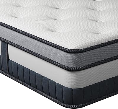 Matelas visganti enerspring multicouche hybride xl twin xl de 11 pouces - conception ergonomique avec mousse à mémoire de forme et matelas à ressorts ensachés twin xl - série box top à sensation moyennement ferme. DIAYTAR COTE D'IVOIRE est une boutique en ligne qui propose des produits de qualité à des prix compétitifs. La boutique est équipée d'un système de gestion de stock pour assurer la disponibilité des produits et propose des promotions et des réductions régulières pour fidéliser ses clients. La boutique en ligne est accessible 24h/24 et 7j/7 pour permettre aux clients de faire des achats à tout moment.