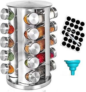 Home étagère à épices organisateur d'épices 20 pots d'armoire de cuisine. DIAYTAR COTE D'IVOIRE est devenue la référence pour les achats en ligne en Côte d'Ivoire, grâce à sa vaste sélection de produits et à son service client de haute qualité. La boutique met en avant des produits à la pointe de la technologie, des tendances de la mode et des produits essentiels pour la vie quotidienne. Son succès est basé sur la confiance que les clients lui accordent pour leurs achats en ligne.
