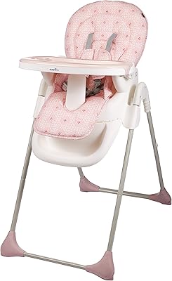 Petite chaise haute evenflo de vava 6 36 mètres rose