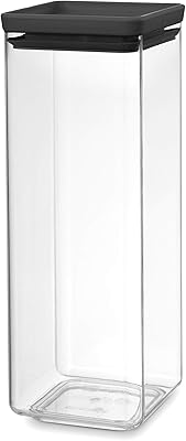 Brabantia tasty plus 122408 canette carrée gris foncé 25 l