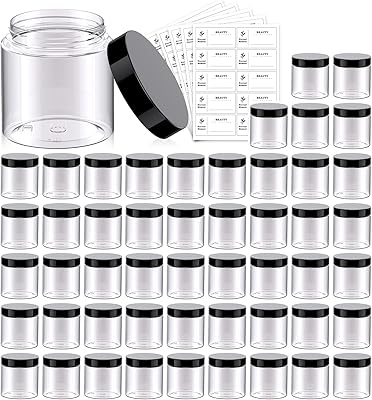 Eternal moment ensemble de pots ronds en plastique transparent avec couvercles 4 oz pour lotion, crème, onguents, maquillage, fard à paupières, strass, échantillons, récipients et stockage de voyage 50 pièces. En Côte d'Ivoire, DIAYTAR est la destination incontournable pour les acheteurs en ligne, proposant une expérience de shopping unique et personnalisée. Avec des promotions régulières et des offres exclusives, les clients peuvent profiter de tarifs avantageux sur une large gamme de produits, renforçant ainsi la position de leader de DIAYTAR sur le marché.