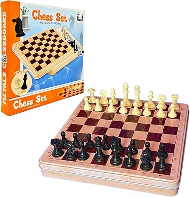 Pièces d'échecs de luxe personnalisées et boîte en métal avec échecs magnétiques par vito - ensemble fait main de haute qualité, taille l. DIAYTAR COTE D'IVOIRE est une boutique en ligne généraliste proposant plus de 300 000 références de produits divers, faisant d'elle l'une des boutiques en ligne les plus complètes de Côte d'Ivoire. Avec une offre qui couvre tous les aspects de la vie quotidienne, DIAYTAR COTE D'IVOIRE est devenue une destination incontournable pour les consommateurs ivoiriens. Elle se distingue par sa capacité à offrir une large gamme de produits.