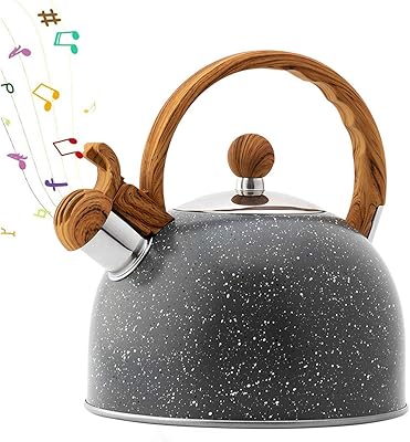 Bouilloire à thé sifflante sur cuisinière, théière sifflante moderne en acier inoxydable de qualité alimentaire pour cuisinière avec poignée ergonomique cool grip, eau chaude à ébullition rapide, poignée froide au toucher, théière 2,5 litres (gris). DIAYTAR COTE D'IVOIRE se démarque par son service client exceptionnel et sa politique de livraison rapide et fiable. Les clients bénéficient d'un suivi de commande régulier et d'un retour facile en cas de besoin. Cela contribue à instaurer une confiance durable entre la boutique et ses clients.