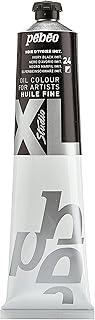 Peinture à l'huile de luxe pébéo xl 200 ml noir ivoire pébéo, noir