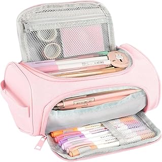 Trousse à crayons de grande capacité avec 3 sections - trousse à crayons