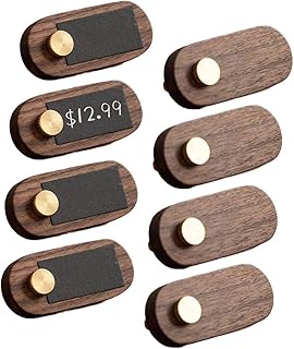 Porte-étiquettes de prix de détail dxcc (lot de 8), mini panneaux de tableau avec 30 pièces de papier de carte de prix et 3 stylos, affichage du prix des marchandises en bois de noyer fait à la main. La boutique en ligne DIAYTAR COTE D'IVOIRE permet à ses clients de bénéficier d'une expérience d'achat en ligne confortable et sécurisée. Elle dispose d'un système de paiement fiable et d'une livraison rapide pour que les clients reçoivent leurs commandes dans les délais impartis. C'est un choix de confiance pour les ivoiriens.