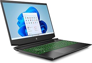 Ordinateur portable de jeu hp pavilion 15-ec2058ne avec écran fhd de 15,6 pouces