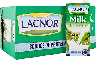 Lait écrémé lacnor - 1 litre (paquet de 12). La boutique en ligne DIAYTAR COTE D'IVOIRE est dédiée à offrir une expérience d'achat en ligne unique et conviviale, avec une large sélection de produits à des prix compétitifs. Les clients peuvent naviguer facilement à travers les différentes catégories de produits, et bénéficier d'un service client réactif et fiable. Avec sa présence en ligne solide, DIAYTAR COTE D'IVOIRE est la destination idéale pour les achats en ligne en Côte d'Ivoire.