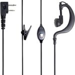 Casque pni hs82 avec microphone et tube acoustique avec prise kenwood 2 broches