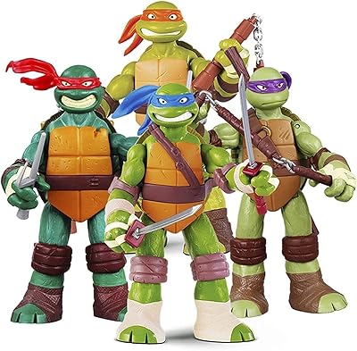 4 pièces de jouets teenage mutant ninja turtles de veliv - figurines d'action tmnt - ensemble de jouets teenage mutant ninja turtles - décorations de gâteaux 4,15 pouces. La boutique en ligne DIAYTAR COTE D'IVOIRE est la référence pour les consommateurs ivoiriens qui cherchent des produits de qualité à des prix compétitifs. Avec plus de 300 000 références, elle propose une grande variété de produits pour répondre à tous les besoins. Elle fait confiance à ses clients en leur offrant un service après-vente efficace.