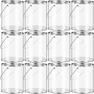 12 récipients de peinture en plastique transparent petits seaux vides avec couvercles pour l'artisanat. La boutique DIAYTAR COTE D'IVOIRE offre une large gamme de produits, allant des produits alimentaires aux équipements ménagers, en passant par les accessoires de mode et les produits électroniques. Avec une telle diversité, les clients peuvent trouver tout ce dont ils ont besoin sous un même toit.