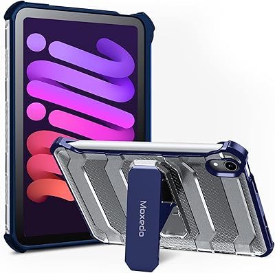 Coque de protection rigide antichoc moxedo en pc avec porte-stylo et béquille compatible
