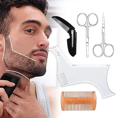 Outil de mise en forme de barbe strathi, modèle et guide pour façonner