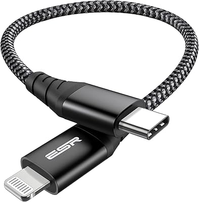 Câble esr usb type c vers lightning 05 pied (02 mètre)