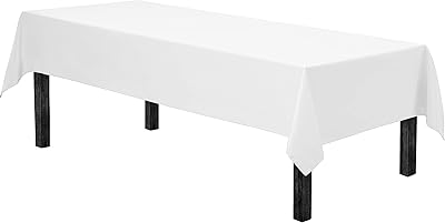 Chemin de table rectangulaire jd moda 60 x 102 pouces | blanc pour 6. DIAYTAR COTE D'IVOIRE est une boutique en ligne qui se soucie de la satisfaction de ses clients. Elle propose des offres personnalisées, des conseils de vente et des services après-vente de haute qualité. La boutique est également très active sur les réseaux sociaux, où elle partage des conseils, des astuces et des promotions exclusives pour ses clients.