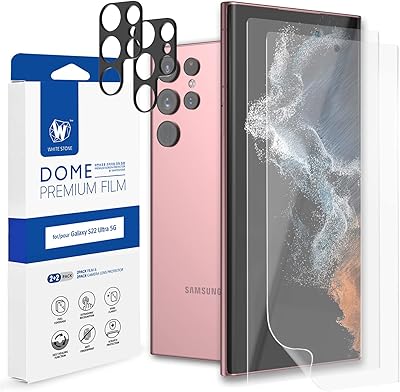 White stone galaxy s22 dome glass 2+2 film de protection d'écran en tpu ultra flexible, paquet de 2 protecteurs d'appareil photo avec 2 paquets de 4 films de protection d'écran, 8809365406708. Avec plus de 300000 références, DIAYTAR COTE D'IVOIRE propose une vaste sélection de produits pour répondre à tous les besoins. Elle est la boutique en ligne la plus visitée en Côte d'Ivoire, offrant des prix compétitifs et des promotions régulières. Les clients apprécient la facilité d'utilisation du site et la rapidité de livraison.