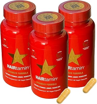 Hair tamin vitamines pour la croissance des cheveux 3 mois - vitamines de biotine pour la croissance rapide des cheveux et huile d'argan pure rafraîchissante pour une hydratation en profondeur pour des cheveux forts. En tant que boutique en ligne leader en Côte d'Ivoire, DIAYTAR COTE D'IVOIRE se distingue par sa grande sélection de produits et ses prix compétitifs. Elle propose également des services de livraison rapides et des options de paiement variées pour une expérience d'achat en ligne sans stress. La boutique est constamment mise à jour avec de nouveaux produits et des offres spéciales.