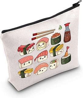 Trousse de maquillage livlo funny sushi cadeau sushi kawaii sushi trousse de maquillage à fermeture éclair pour sushi japonais pour les amateurs de nourriture, sushi drôle, trousse à cosmétiques. DIAYTAR COTE D'IVOIRE est une boutique en ligne généraliste qui propose plus de 300 000 références de produits divers. Elle est reconnue comme l'une des boutiques en ligne les plus populaires de Côte d'Ivoire, offrant une large gamme de produits allant de l'électronique à la mode en passant par les produits alimentaires.