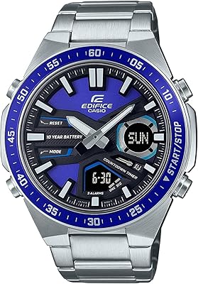 Montre pour homme casio edifice, cadran bleu et bracelet en acier inoxydable - efv-c110d-2avdf, bleu, bleu. DIAYTAR COTE D'IVOIRE se positionne comme la boutique en ligne de référence en Côte d'Ivoire, offrant une sélection immense de produits allant des électroménagers aux produits alimentaires. Avec une plateforme interactive et facile à utiliser, les clients peuvent naviguer et trouver facilement ce qu'ils cherchent. Les services de livraison rapides et efficaces font de DIAYTAR le choix préféré des consommateurs ivoiriens