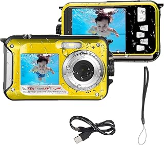 Edealz appareil photo numérique étanche 48 mp mégapixels full hd 1080p double affichage pour enregistrement photo et vidéo sous-marin avec lampe de poche led pour adultes et enfants (jaune). DIAYTAR COTE D'IVOIRE est une boutique en ligne qui propose une sélection impressionnante de produits, allant des produits de maison aux produits de beauté et bien-être. Avec une équipe de professionnels dédiés, la boutique en ligne offre une expérience d'achat en ligne personnalisée et sécurisée, avec des conseils et des recommandations pour aider les clients à trouver les produits qu'ils recherchent.