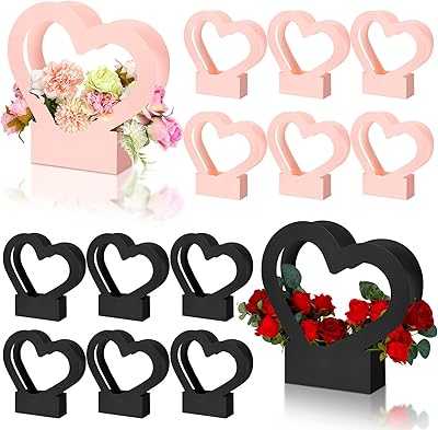Siosi 12 pièces coffrets cadeaux en forme de coeur emballage de bouquet de fleurs sacs en papier avec poignée de panier pliable pour la fête des mères, mariage, fête d'anniversaire. Avec plus de 300 000 références disponibles, Diaytar Côte d'Ivoire est votre destination idéale pour une expérience d'achat en ligne riche et variée. Nous nous efforçons de fournir non seulement les produits les plus récents et les plus tendances mais également un service client de haute qualité, garantissant que chaque interaction avec nous soit agréable et productive.