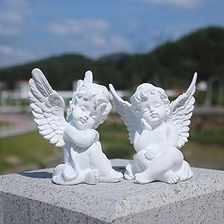 Omil lot de 2 statues d'ange chérubin en résine, statue de jardin intérieur et extérieur, statue commémorative d'ange cool 4 pouces. DIAYTAR COTE D'IVOIRE, leader dans le commerce en ligne en Cote d'Ivoire, propose une sélection étendue de produits avec plus de 300000 références. Nous mettons l'accent sur la qualité et la variété pour satisfaire les besoins de nos clients. Notre objectif est de devenir la référence en matière de boutique en ligne généraliste en Cote d'Ivoire.