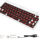 Kit de clavier mécanique diy échangeable à chaud rvb, 61 touches, 3 modes