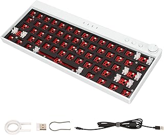 Kit de clavier mécanique diy échangeable à chaud rvb, 61 touches, 3 modes