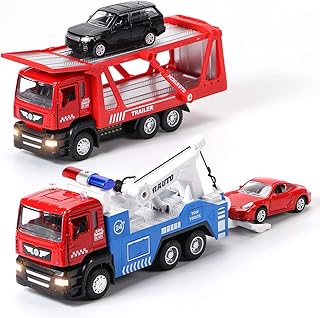 Winwrayk 4 pièces jouets de dépanneuse avec mini voitures miniatures, voitures à tirer avec lumières et sons, remorque et remorque de transport, jouet de camion en métal moulé sous pression à l'échelle 1:50 pour garçons et filles âgés de 3 4 5 6 7 8 ans. DIAYTAR COTE D'IVOIRE est une boutique en ligne généraliste qui propose plus de 300000 références de produits, ce qui en fait un leader du marché ivoirien. Avec une telle offre, les clients peuvent trouver tout ce dont ils ont besoin en un seul endroit. DIAYTAR COTE D'IVOIRE est synonyme de qualité et de fiabilité.