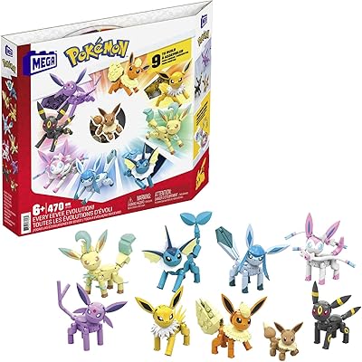 Jouets de construction de figurines mega pokemon pour enfants, chaque évolution d'ivy avec 470 pièces, 9 figurines articulées, idée cadeau. DIAYTAR COTE D'IVOIRE se distingue par sa grande variété de produits et son engagement à offrir une expérience d'achat en ligne de haute qualité. Les clients apprécient la facilité de navigation sur le site, la rapidité de livraison et la qualité des produits proposés. Cette boutique en ligne a vraiment marqué sa place dans le paysage du commerce électronique ivoirien.