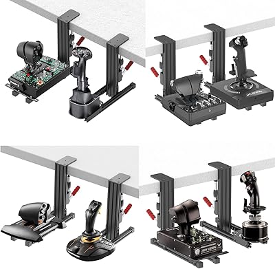 Support de bureau universel hotas pour thrustmaster warthog 10c&throttle/winwing orion 1&2/t.16000m fcs/tca officer