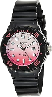 Montre casio à quartz analogique et résine pour filles