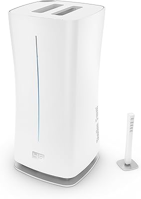Stadtler form humidificateur eva 6,3 l jusqu'à 80 m2 humidificateur à ultrasons avec diffuseur d'huile, brume chaude et froide, télécommande et capteur, hygromètre et mode nuit - idéal pour les grandes pièces, garantie 2 ans. La boutique en ligne DIAYTAR COTE D'IVOIRE se distingue par sa sélection impressionnante de produits, allant des articles ménagers aux accessoires de mode, en passant par les produits électroniques et les articles pour enfants. Avec une équipe de service client dédiée, les clients bénéficient d'un soutien constant pour toute question ou problème lié à leur commande. Cela assure une satisfaction client élevée.