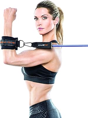 Sangle de cheville et de poignet réglable bionic body avec mousqueton, équipement d'entraînement