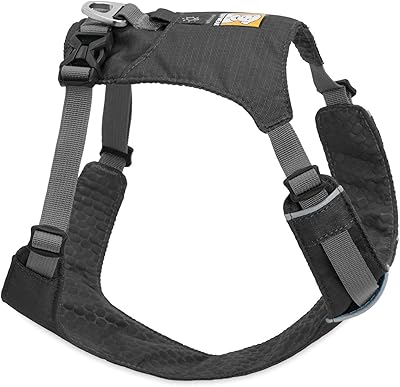 Harnais léger pour chien ruffwear, races moyennes, ajustement réglable, taille : medium, gris