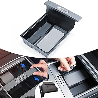 Plateau organisateur de console centrale tesla usb hub avec support de câble
