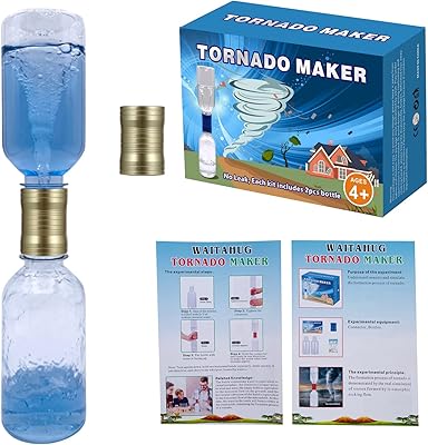 Connecteurs de bouteille de tube tornado pour jouets tornado métal léger et étanche