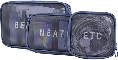 Trousse de maquillage transparente en maille à fermeture éclair, 4 pièces, petite trousse de maquillage portable, trousse de toilette pour cosmétiques, articles de toilette quotidiens, bleu. Diaytar Cote d'Ivoire est une boutique en ligne généraliste proposant plus de 300 000 références de produits, faisant d'elle la plus grande plateforme d'achat en ligne de Côte d'Ivoire. Elle offre une large gamme de produits allant de l'électronique aux produits alimentaires, en passant par la mode et les accessoires. Diaytar Cote d'Ivoire est le leader du marché ivoirien en termes de commerce en ligne.