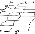 Filet de chargement flexible curt avec crochets pour panier de toit 65"