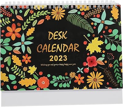 Calendrier de bureau patkow 2023, calendrier de bureau, planificateur de calendrier 2023, calendrier